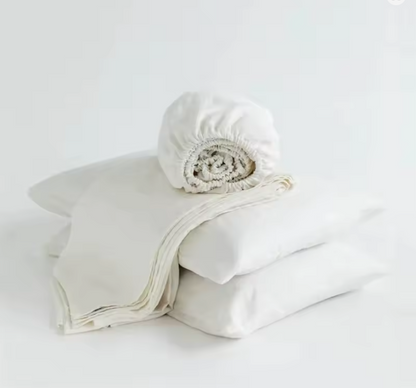 Linen Fitted Sheet Flat Sheet Pillowcases