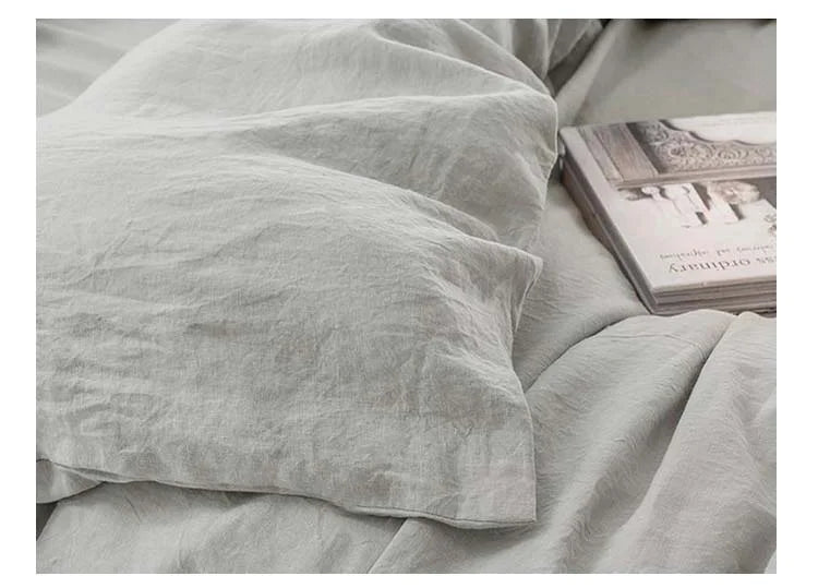 The Fitted Sheet Set - 100% French Flax Linen