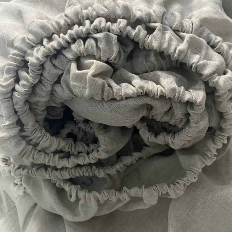 The Fitted Sheet Set - 100% French Flax Linen