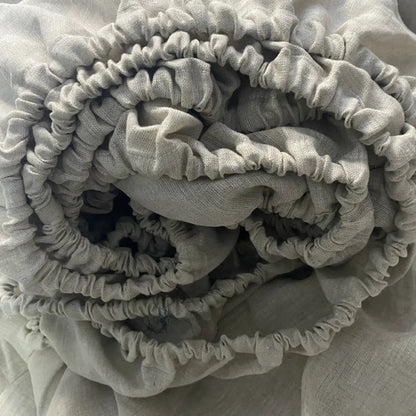 The Fitted Sheet Set - 100% French Flax Linen