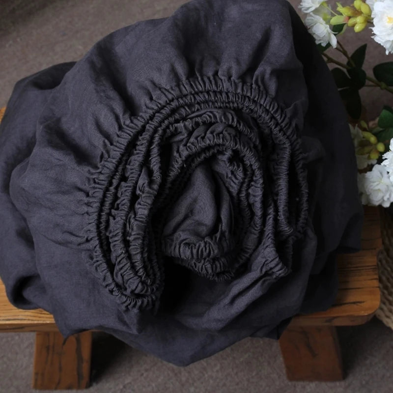 The Fitted Sheet Set - 100% French Flax Linen