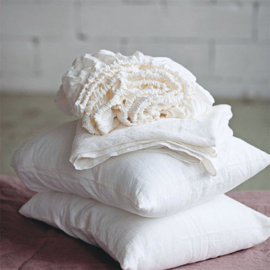 The Fitted Sheet Set - 100% French Flax Linen
