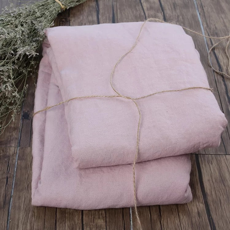 The Fitted Sheet Set - 100% French Flax Linen